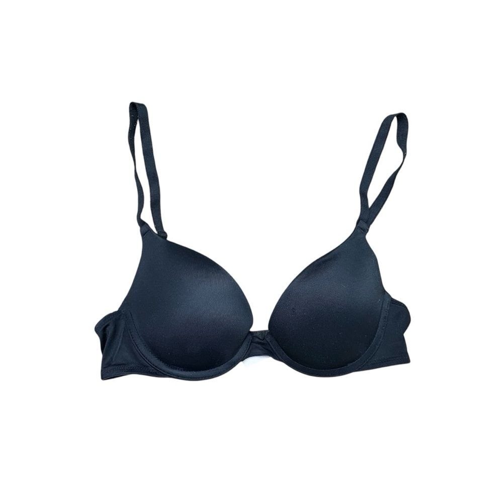 Victoria’s Secret pink wear everywhere push up black bra